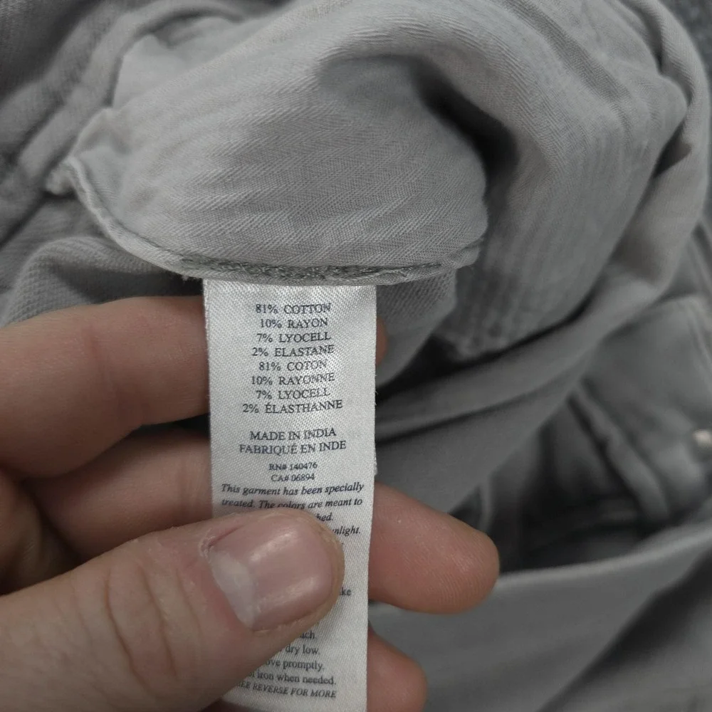 Faherty Shorts Mens 42 Gray Terry Stretch‎ Chino Casual Summer Travel Comfort